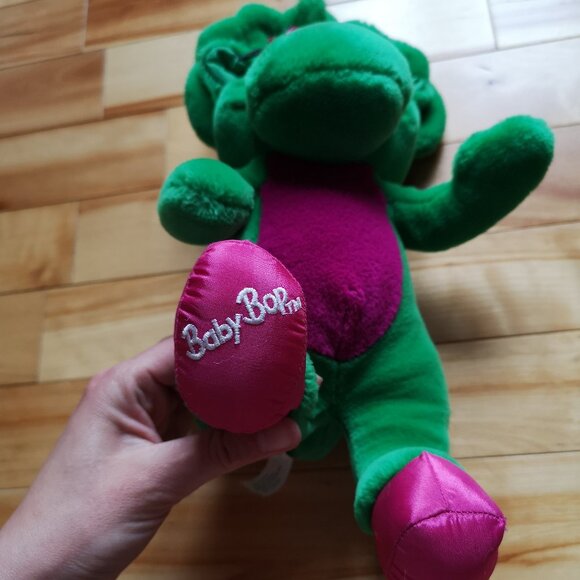 VINTAGE 1992 Baby Bop Barney the Dinosaur Plushie Stuffed Animal - Picture 4 of 4